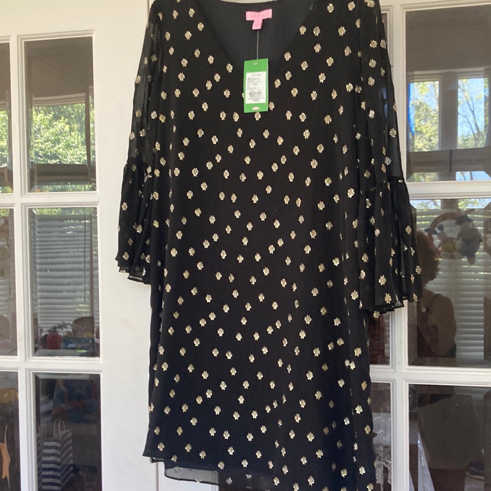 Lilly Pulitzer Caroline Silk Tunic Dress.